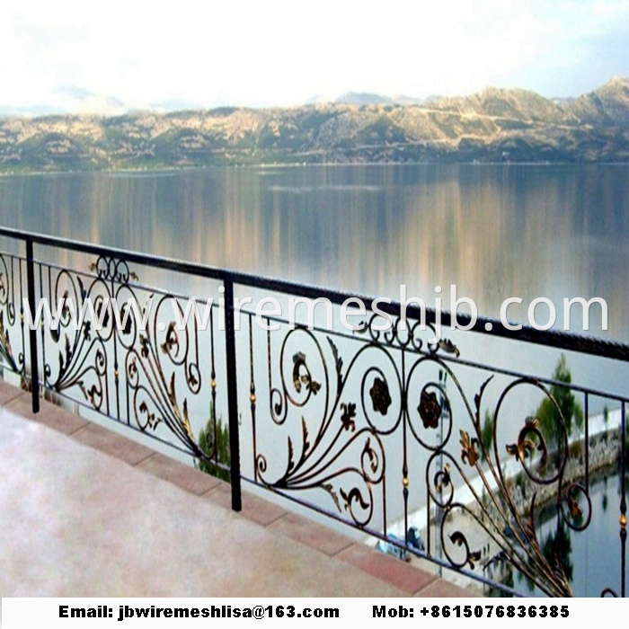 Powder Coated Zinc Steel Fence/ Wrought Iron Fence